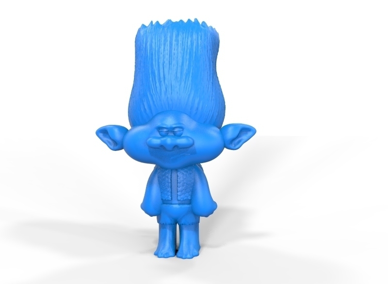 troll branche pinshape dessin animé toon gnome 3D print model - Mito3D