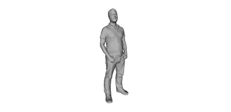 printle homme 038 pinshape umana 3d print model - Mito3D