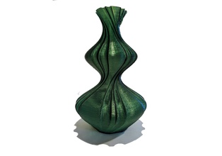 espiral genie vaso pinshape arte wanhao duplicador i3 modo 3d print model - Mito3D