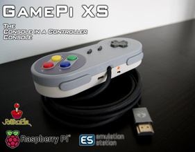 gamepi xs plug'n'play emulación consola pinshape retropie snes raspberrypi retro 3d print model - Mito3D