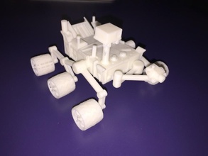 curiosidade rover 3d pinshape design 3d print model - Mito3D