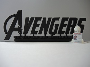 avengers rotierenden logo pinshape Krieg infinity Zug Gang marvel Zahnräder drehen 3d print model - Mito3D