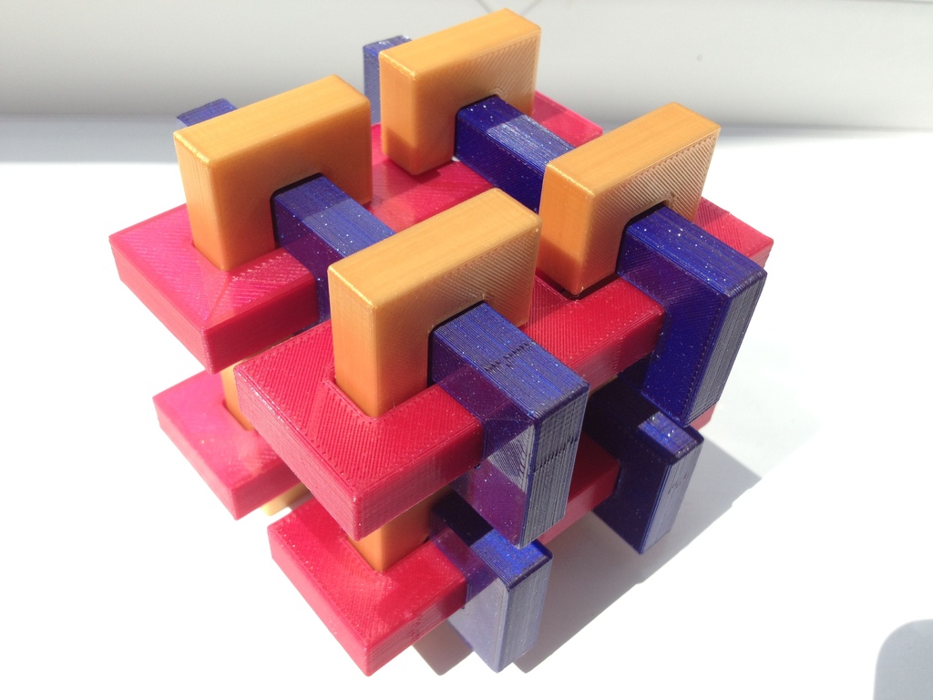 donald osselaer faraday 3 puzzle pinshape 3d design 3D print model - Mito3D