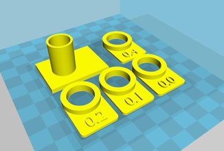 pvg Genauigkeit Messgerät pinshape 3d design 3d print model - Mito3D