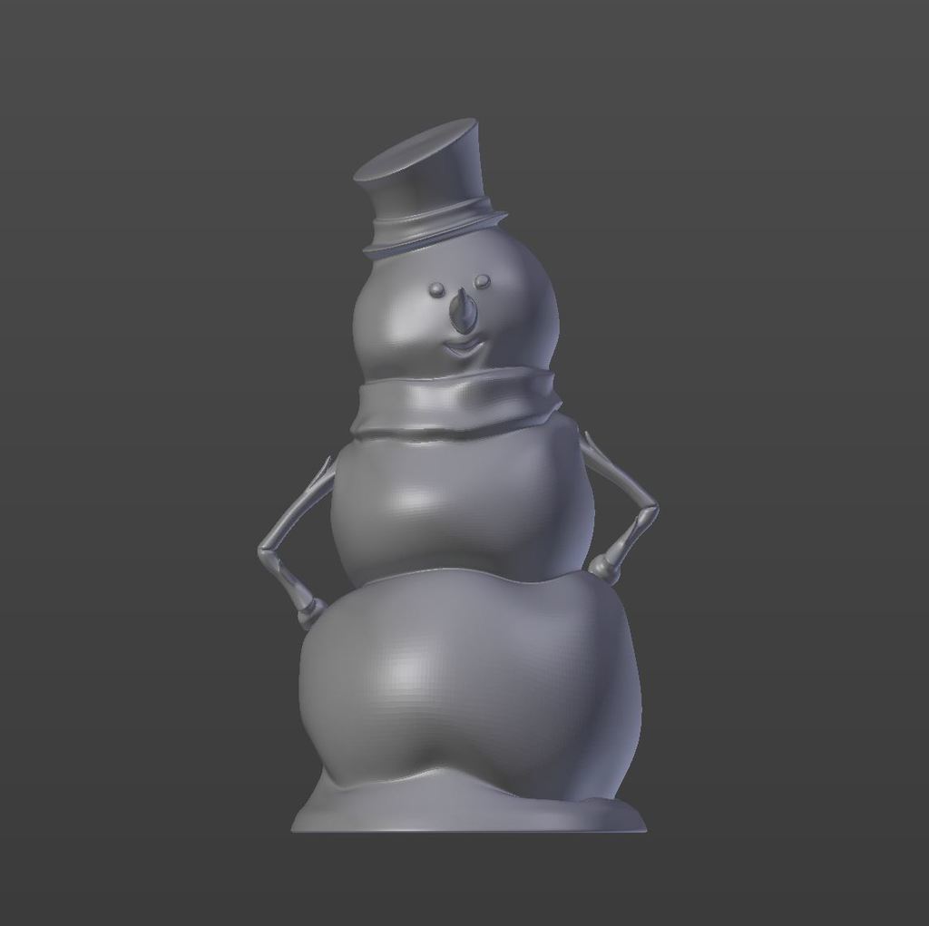 pvg boneco neve pinshape 3d design 3D print model - Mito3D