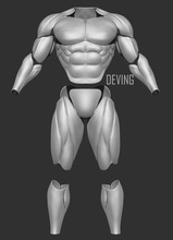 batman muscular músculo corpo terno cosplay v3 impressão 3d modelo pinshape batfleck adereços 3d print model - Mito3D