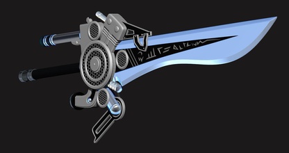 sword noctis pinshape finalfantay swords 3d print model - Mito3D