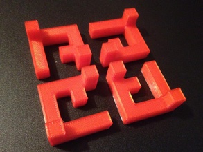 tetradyma yavuz demirhan pinshape supportless puzzle enclavamiento cubo 3d print model - Mito3D
