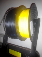 geeetech prusa i3 pro soporte rollo filamento abs pla pinshape titular 3d print model - Mito3D