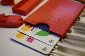 Kreditkarten case holder wallet pinshape 3d design 3d print model - Mito3D