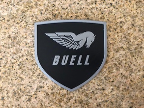 buell american motorcycles pegasus logo sign pinshape motorcycle buell-motorcycle 3d print model - Mito3D