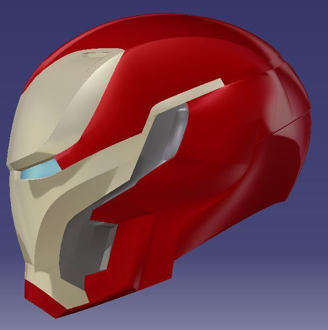 ironman capacete marca 50 infinito guerra pinshape 3D print model - Mito3D