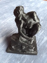 agachado mulher auguste rodin pinshape supportless estátua escultura scan arte 123d catch 3d print model - Mito3D