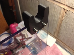 reel support bracket mendel90 pinshape spool holder 3d 3d print model - Mito3D