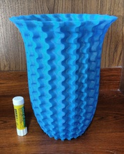 waves1 pinshape flowervase vase 3d print model - Mito3D