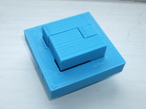 bisecare cubo puzzle osanori yamamoto pinshape giocattolo makerbot ad incastro 3d tolleranza 3d print model - Mito3D