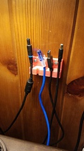 5 câble organisateur pinshape titulaire luminaire 3d print model - Mito3D