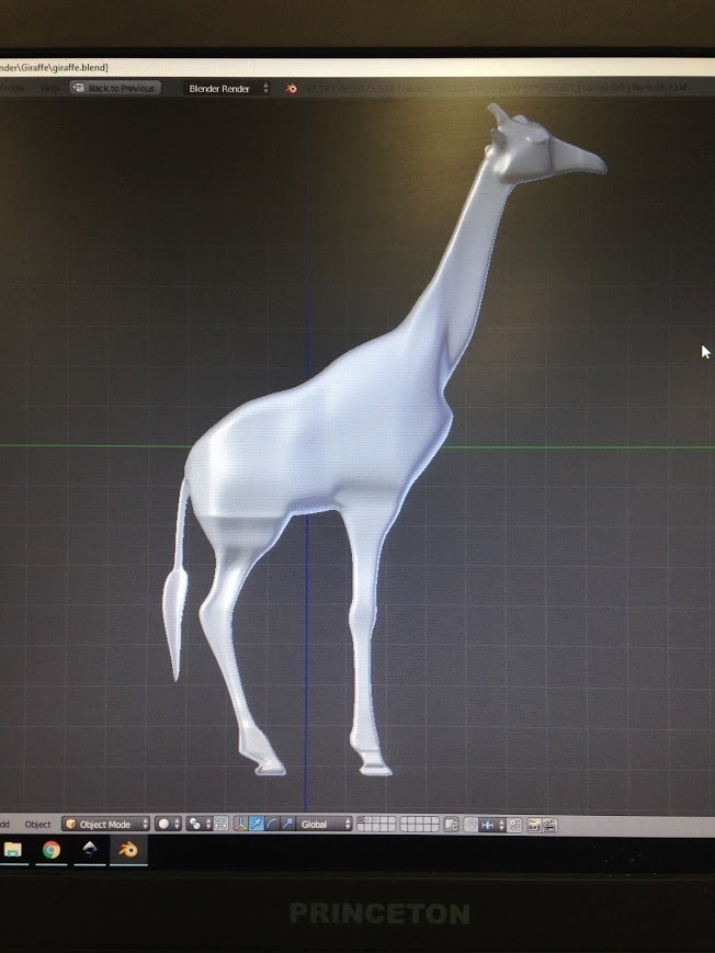 giraffe pinshape 3D print model - Mito3D