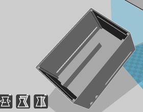case box pinshape box1 3d print model - Mito3D