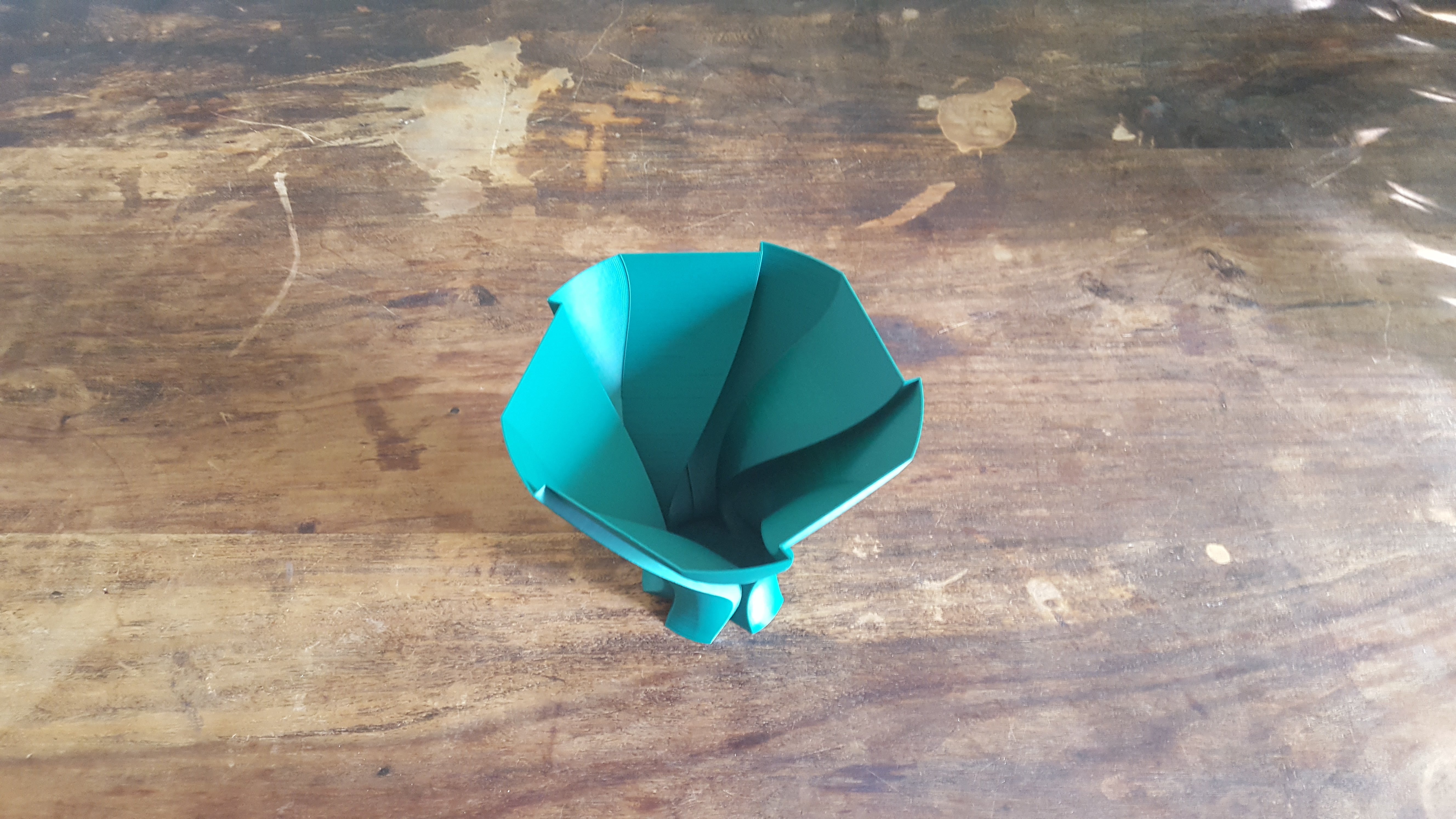 dispiegarsi lasciare vaso pinshape spirale contorno mode vasi stampa esterno in modalità i 3D print model - Mito3D
