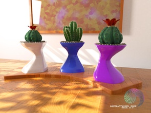 pot fleur hexagone pinshape fleurs décorative forme conception 3d print model - Mito3D