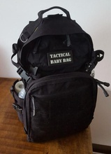 taktik bebek çantası patch pinshape çanta askeri yama 3d print model - Mito3D