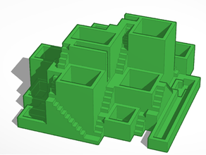 kutuları merdiven pinshape kutusu 3d print model - Mito3D