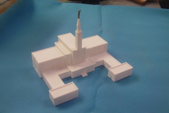 ángeles templo mormón pinshape Diseño 3d 3d print model - Mito3D