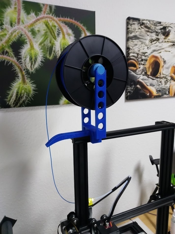 spool holder creality cr-10 pinshape tools filamet 3d-design 3D print model - Mito3D