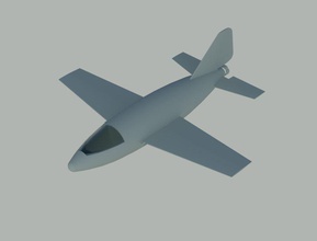 von braun vermeye pinshape roket uçak 3d print model - Mito3D