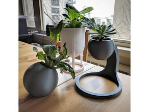 bahçe pot pinshape saksıyı 3d print model - Mito3D