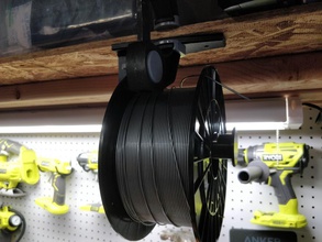608zz bearing hanging filament spool mount pinshape 3d-design 3d print model - Mito3D