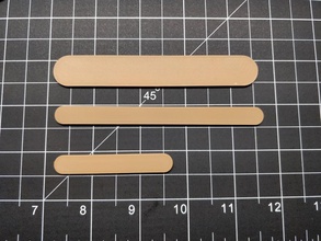 craft sticks - jumbo regular mini pinshape 3d-design 3d print model - Mito3D
