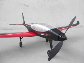 avião rc fuselagem eclipson modelo pinshape uav fpv planador dron drones rcplane aeronaves rcairplane 3d print model - Mito3D