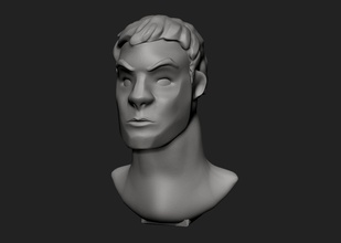 fortnite character bust pinshape head sculpture royal battle videogame game 3d print model - Mito3D