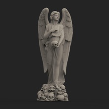 angel death pinshape 3d-printable-toys 3d print model - Mito3D