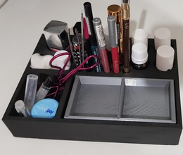 maker organizzatore pinshape make up box titolare 3d print model - Mito3D