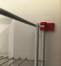 bracket cupboard door wire shelf pinshape 3d-design 3d print model - Mito3D