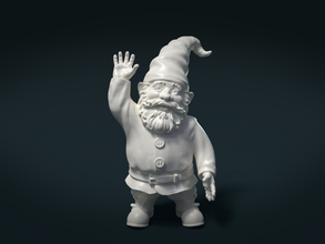 garden gnome pinshape anão fantasia fbulous jardim 3d print model - Mito3D