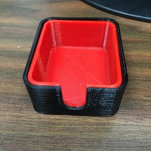 concentriques boîte bacs pinshape stockage box 3d print model - Mito3D