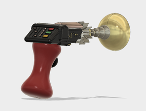pistola rayos pinshape blaster láser arma fuego sci fi espacio raygun 3d print model - Mito3D