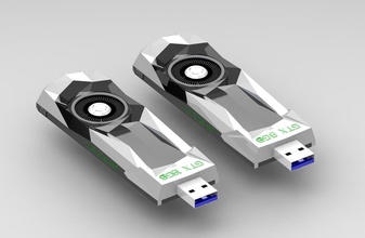 pendrive case - nvidia geforce founder edition pinshape thumbdrive 3d-design 3d print model - Mito3D