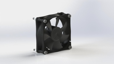 80 mm fan pinshape 3d tasarım 3d print model - Mito3D