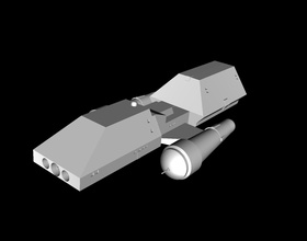 uzay gemisi kargo duraance fr 250 pinshape startrek 3d print model - Mito3D