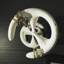 gioielli titolare pinshape gioiello anello orecchino braccialetto collana 3d print model - Mito3D