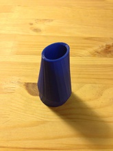 chevron vase pinshape 3d design 3d print model - Mito3D