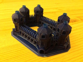 torre castillo pinshape modelo arquitectura 3d print model - Mito3D