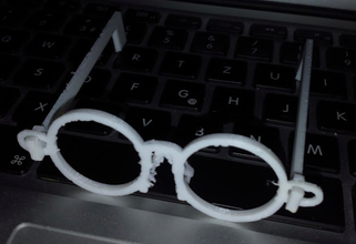 lunettes lettres bêta mis jour pinshape unisexe élégant style nice gratuit percées 3d print model - Mito3D