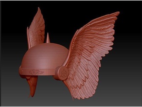 clássico thor capacete pinshape quadrinhos marvel 3d print model - Mito3D