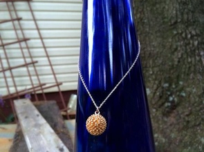 sea urchin pendant pinshape elle-jewelry-design-contest jewelry necklaces pendants 3d print model - Mito3D